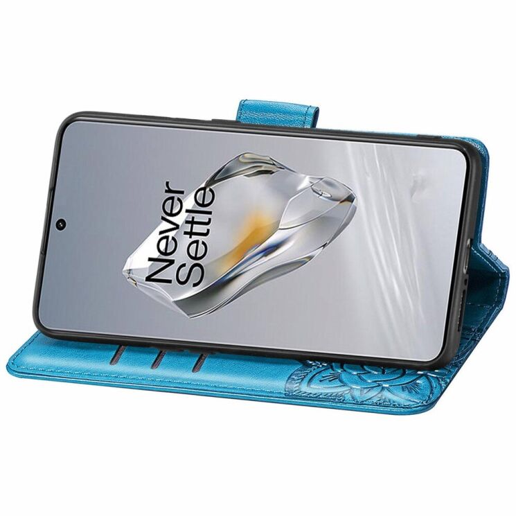 Чехол UniCase Butterfly Pattern для OnePlus 12 - Blue: фото 3 из 8