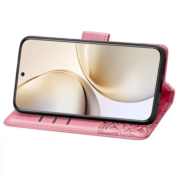 Чохол UniCase Butterfly Pattern для Realme 14 Pro Plus - Pink: фото 4 з 9