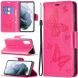 Чехол UniCase Butterfly Pattern для Samsung Galaxy S21 FE (G990) - Rose (230621M). Фото 1 из 10