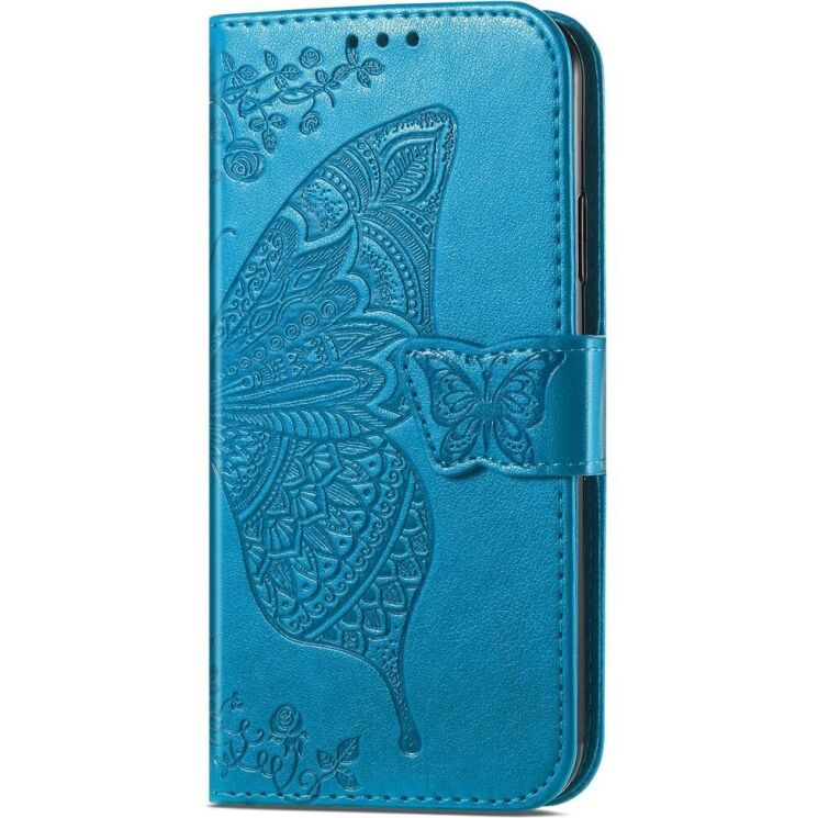 Чехол UniCase Butterfly Pattern для TECNO Spark 30C - Blue: фото 5 из 10