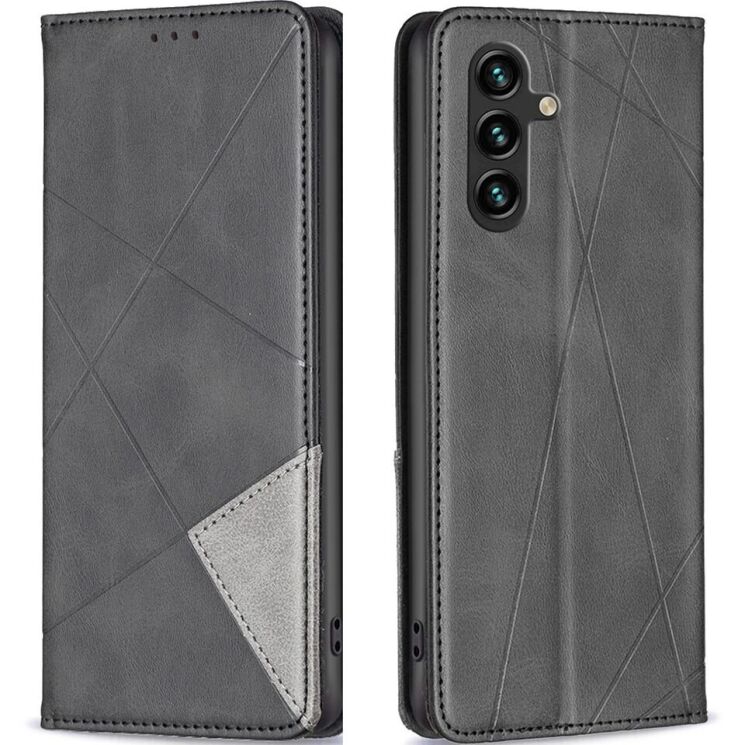 Чехол UniCase Geometric Pattern для Samsung Galaxy A26 (A266) - Black: фото 1 из 8