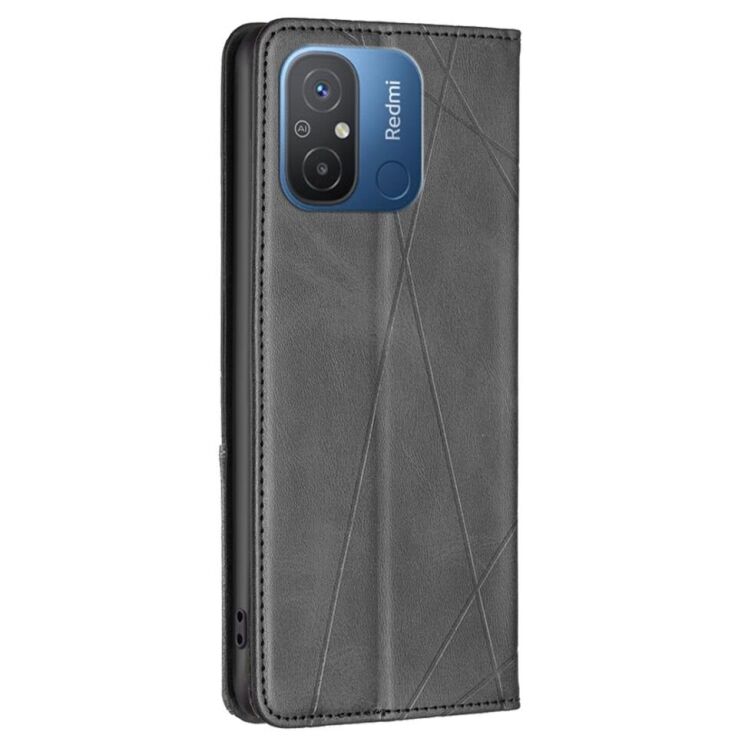 Чехол UniCase Geometric Pattern для Xiaomi Redmi 12C - Black: фото 6 из 9
