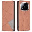 Чехол UniCase Geometric Pattern для Xiaomi Redmi Note 14 Pro 5G / Note 14 Pro Plus - Brown (373139Z)