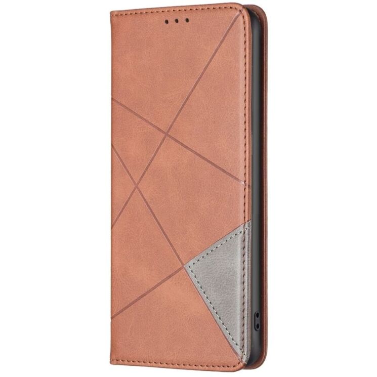 Чехол UniCase Geometric Pattern для Xiaomi Redmi Note 14 Pro 5G / Note 14 Pro Plus - Brown: фото 2 из 8