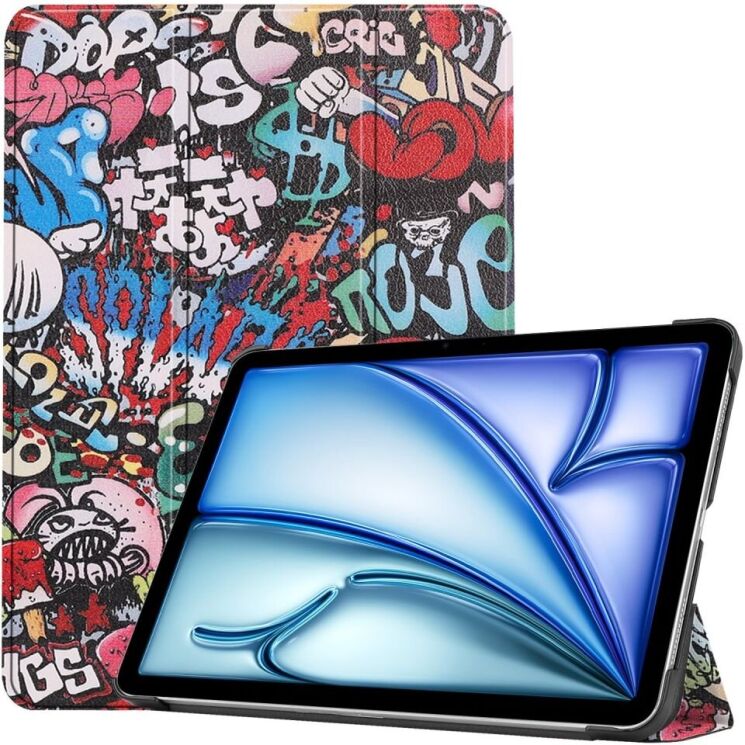 Чехол UniCase Life Style для Apple iPad Air 11 M3/M2 (2025/2024) - Graffiti: фото 1 из 8