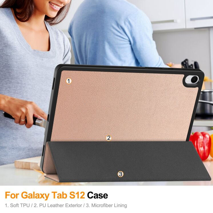 Чехол UniCase Soft UltraSlim для Samsung Galaxy Tab S12 Plus - Dark Blue (436005DB) Чехол UniCase Soft UltraSlim для Samsung Galaxy Tab S12 Plus - Dark Blue: фото 11 из 11