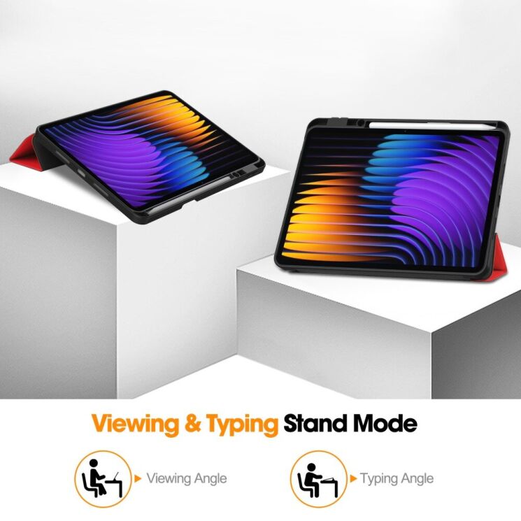 Чехол UniCase Soft UltraSlim для Xiaomi Pad 7 / 7 Pro - Blackish Green: фото 6 из 9