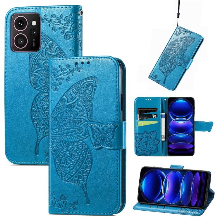 Чехол UniCase Vintage Wallet для HMD Skyline - Blue: фото 4 из 10