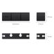 Тримач для кабелів UGREEN Cable Clips Organizer - Black (995903B). Фото 9 з 9