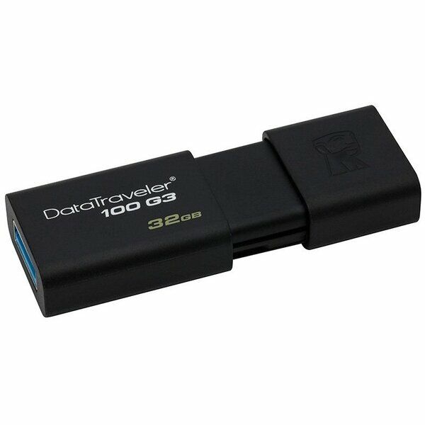 Флеш-память Kingston DataTraveler 100 G3 32GB USB 3.0 - Black: фото 2 из 4