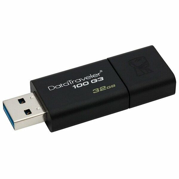 Флеш-память Kingston DataTraveler 100 G3 32GB USB 3.0 - Black: фото 3 из 4