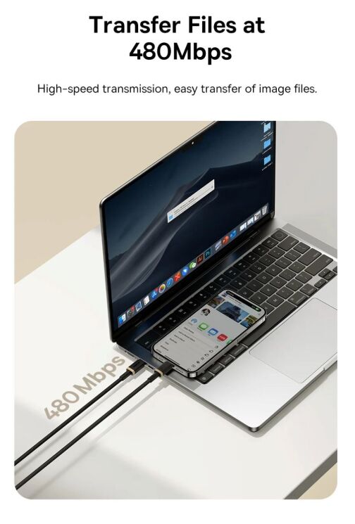 Кабель Baseus Dura Series Type-C to Lightning (20W, 1m) P10377800U01-00 - Black / Gold: фото 15 из 18