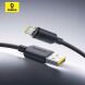 Кабель Baseus Foamed Silicone USB to Type-C (100W, 1m) E0426800 - Black (896447B). Фото 3 из 6