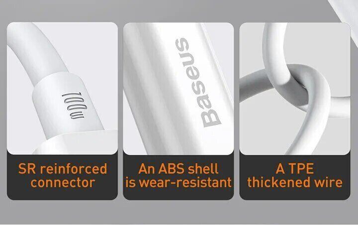 Кабель Baseus Superior Series USB to Type-C (100W, 1.5m) P10320102114-01 - Black: фото 11 из 17