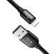 Кабель Baseus Three Primary Colors 3-in-1 USB to Lightning + Micro + Type-C (3.5A, 30cm) CAMLT-ASY01 - Black (895889B). Фото 9 з 21