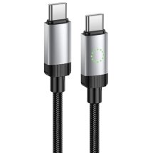 Кабель Hoco X117 Star Type-C to Type-C 60W (1m) - Black: фото 1 из 6