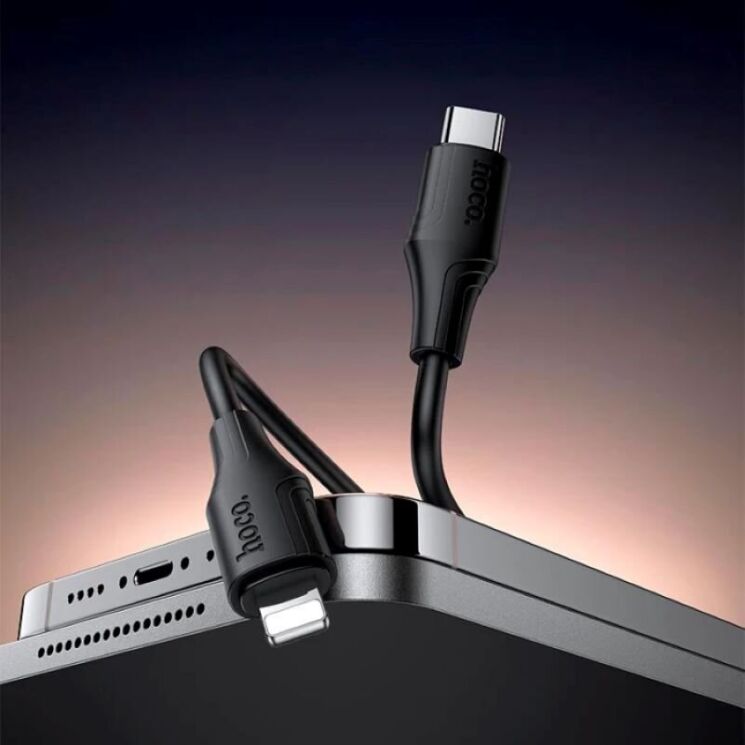 Кабель Hoco X124 Type-C to Lightning (27W, 3A, 1m) - White: фото 6 из 6