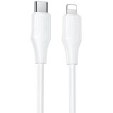 Кабель Hoco X124 Type-C to Lightning (27W, 3A, 1m) - White: фото 1 з 6