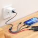 Кабель Hoco X76 4 в 1 USB to Lightning+Lightning+Type-C+MicroUSB (1m) - Black (896125B). Фото 5 из 8