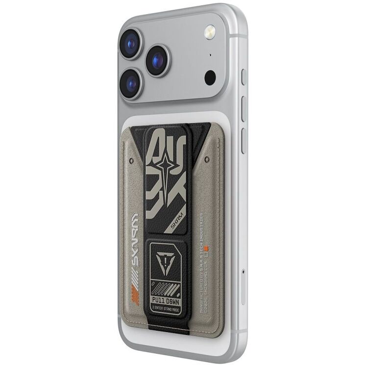 Кардхолдер SKINARMA AEGIS Kado Magnetic (SK-KADO-AEGISGRY) - Grey: фото 2 з 3