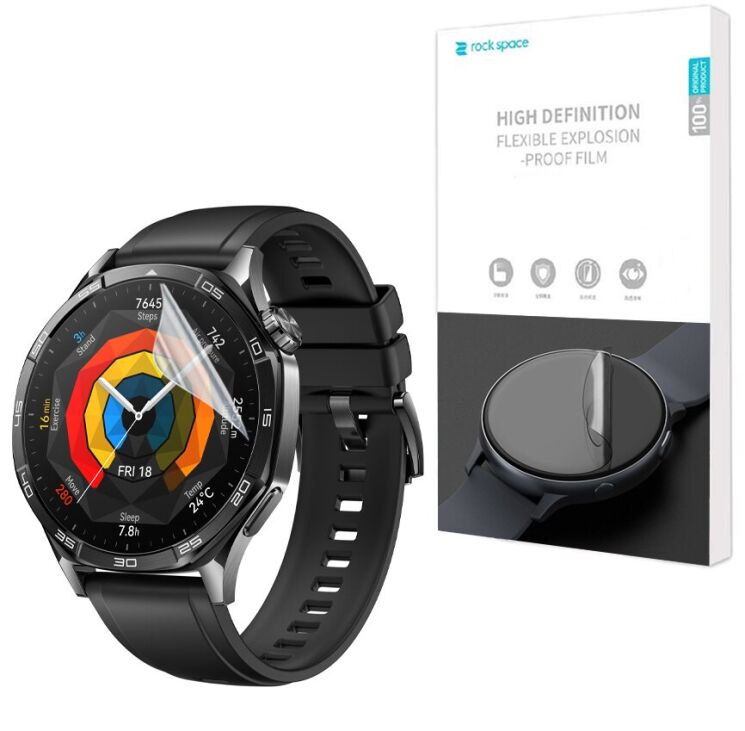 Комплект плівок (6шт) RockSpace Watch Film для Huawei Watch GT 5 (46mm): фото 1 з 1