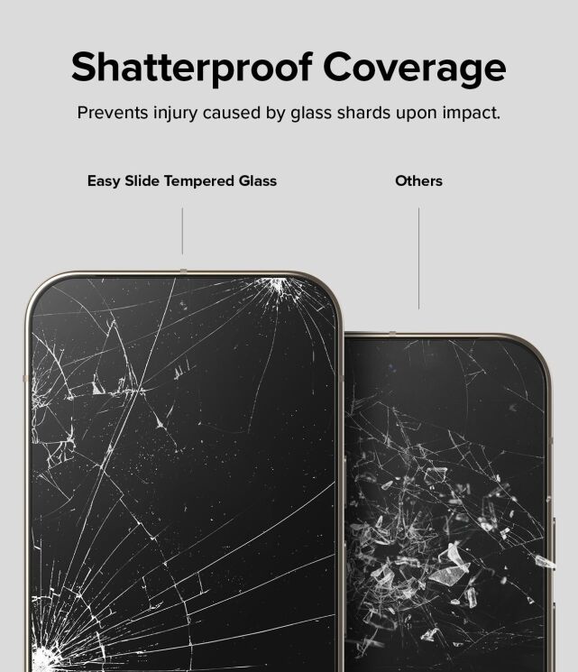 Комплект защитных стекол (2шт) Ringke Easy Slide Tempered Glass для Google Pixel 9 / 9 Pro (8809961789205): фото 11 из 15