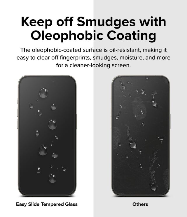 Комплект защитных стекол (2шт) Ringke Easy Slide Tempered Glass для Google Pixel 9 / 9 Pro (8809961789205): фото 10 из 15