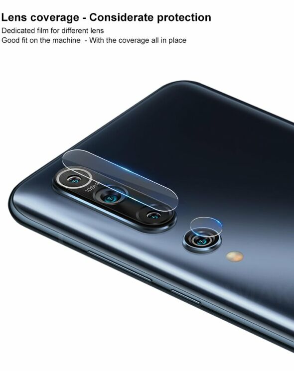 Комплект захисних стекол IMAK Camera Lens Protector для Xiaomi Mi 10: фото 8 з 13