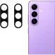 Комплект защитных стекол на заднюю камеру Deexe Black Lens Protector для Samsung Galaxy S26 FE - Black (412732B). Фото 1 из 6