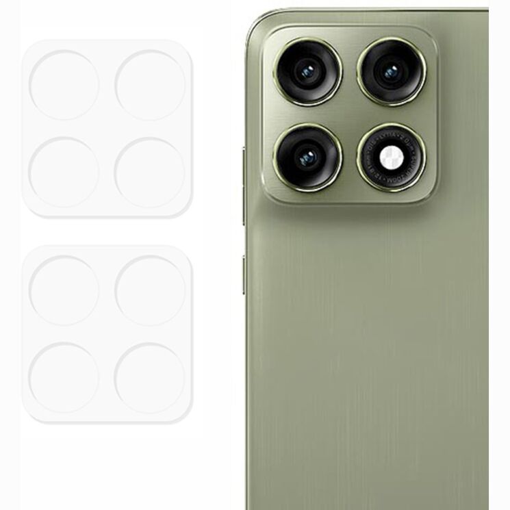 Комплект захисних стекол задню камеру Deexe Camera Lens Protector для Motorola Edge 70 Pro (412009) Комплект захисних стекол задню камеру Deexe Camera Lens Protector для Motorola Edge 70 Pro: фото 1 з 6