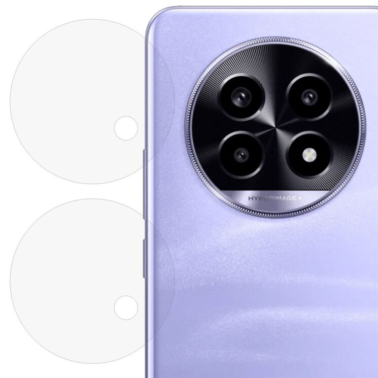 Комплект защитных стекол на заднюю камеру Deexe Camera Lens Protector для Realme 13 Pro / 13 Pro Plus: фото 1 из 5