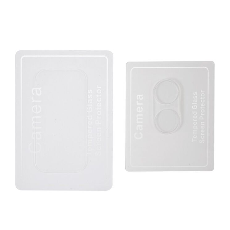 Комплект защитных стекол на заднюю камеру Deexe Camera Lens Protector для Samsung Galaxy Flip 3: фото 8 из 9