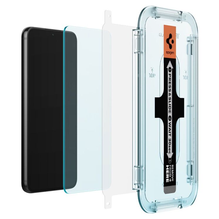 Комплект защитных стекол Spigen (SGP) GLAS.tR EZ Fit Sensor Protected для Samsung Galaxy S22 (S901) + ГЕЛЬ: фото 3 из 16