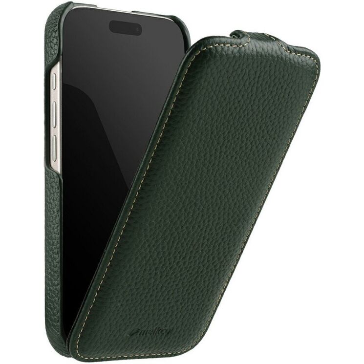 Шкіряний чохол MELKCO Jacka Type для iPhone 18 Pro - Green (423659G) Шкіряний чохол MELKCO Jacka Type для iPhone 18 Pro - Green: фото 3 з 5