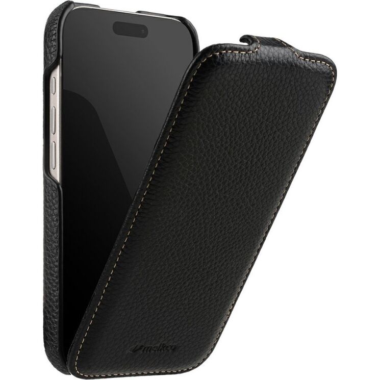 Шкіряний чохол MELKCO Jacka Type для iPhone 18 Pro Max - Black (423868B) Шкіряний чохол MELKCO Jacka Type для iPhone 18 Pro Max - Black: фото 3 з 5