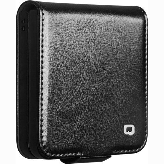 Шкіряний чохол QIALINO Classic Case (FF) для Samsung Galaxy Flip 8 - Black (423523B) Шкіряний чохол QIALINO Classic Case (FF) для Samsung Galaxy Flip 8 - Black: фото 4 з 12