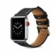 Кожаный ремешок Deexe Classic для Apple Watch 46 / 45 / 44 / SE 44 / 42 (Series 1-3) / Ultra / Ultra 2 - Black (251304A). Фото 5 из 6