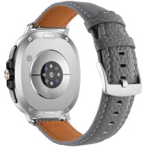 Шкіряний ремінець Deexe Classic для Samsung Galaxy Watch 8 (40/44mm) / 8 Classic - Grey: фото 1 з 5