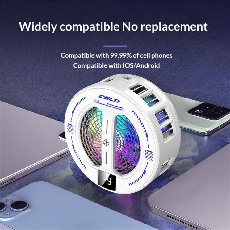 Кулер-вентилятор для смартфона Reframe K36 Gaming Cooler - Black (222141B) Кулер-вентилятор для смартфона Reframe K36 Gaming Cooler - Black: фото 10 из 10