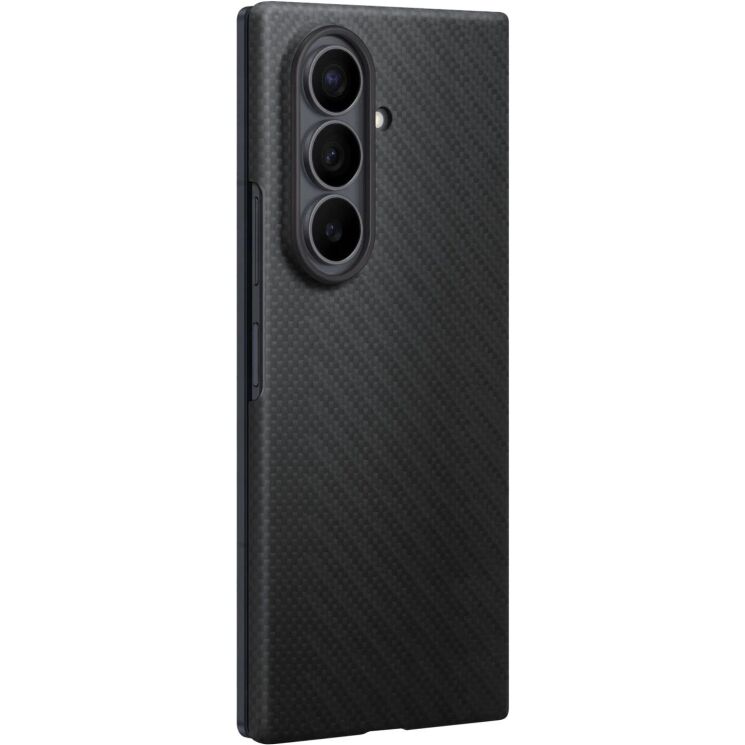 Оригінальний чохол Carbon Magnet Case для Samsung Galaxy Fold 8 Ultra (EF-KF976SBEGUA) - Black: фото 3 з 5