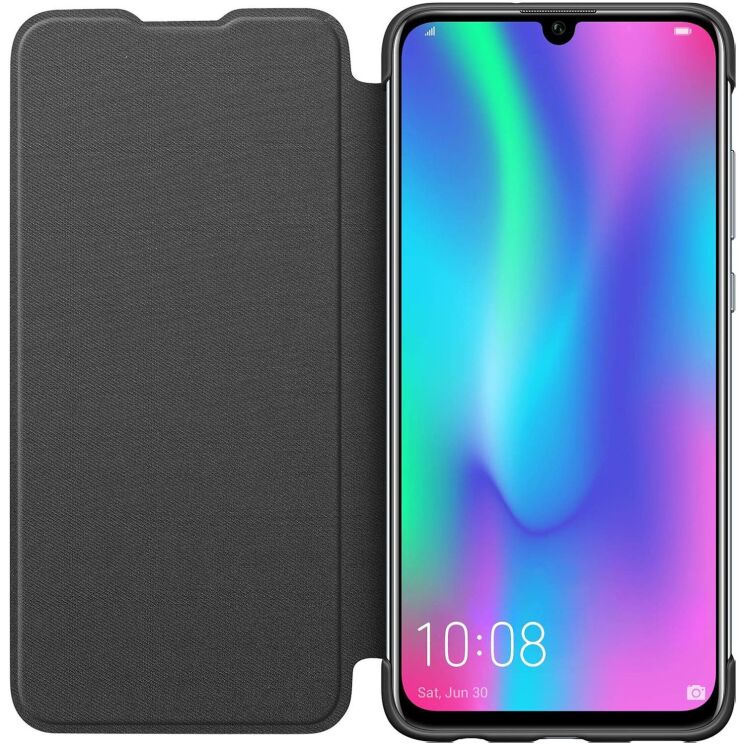 Оригинальный чехол Flip Cover для Huawei P Smart (2019) / Honor 10 Lite - Black: фото 2 из 9