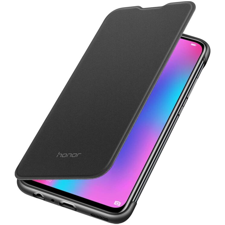Оригинальный чехол Flip Cover для Huawei P Smart (2019) / Honor 10 Lite - Black: фото 1 из 9