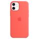 Оригинальный чехол MagSafe Silicone Case для Apple iPhone 12 mini (MHKP3ZE/A) - Pink Citrus (253694P). Фото 4 из 6