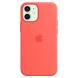 Оригинальный чехол MagSafe Silicone Case для Apple iPhone 12 mini (MHKP3ZE/A) - Pink Citrus (253694P). Фото 2 из 6