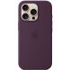 Оригинальный чехол Silicone Case with MagSafe для Apple iPhone 16 Pro (MYYM3) - Plum (366254V). Фото 4 из 5