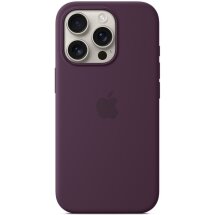 Оригинальный чехол Silicone Case with MagSafe для Apple iPhone 16 Pro (MYYM3) - Plum: фото 1 из 5