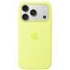 Оригинальный чехол Silicone Case with MagSafe для iPhone 17 Pro (MGFF4) - Neon Yellow (403236Y). Фото 1 из 4