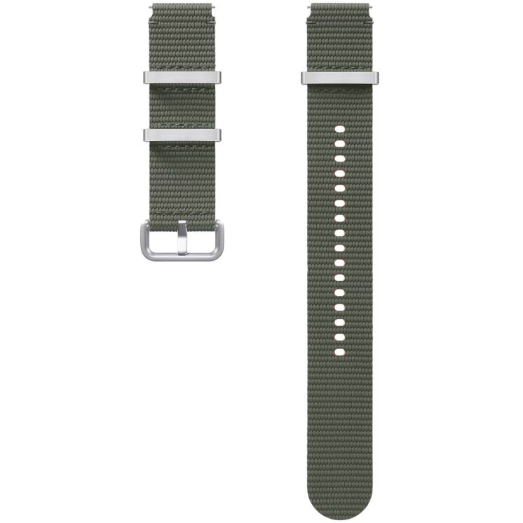 Оригинальный ремешок Athleisure Band (M/L) для Samsung Galaxy Watch 4 / 4 Classic / 5 / 5 Pro / 6 / 6 Classic / 7 / FE (ET-SOL31LKEGEU) - Green: фото 2 из 3