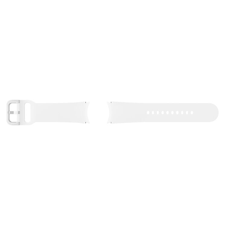 Оригінальний ремінець Sport Band (Size S M) для Samsung Galaxy Watch 4 / 4 Classic / 5 / 5 Pro / 6 / 6 Classic / 7 / FE (ET-SFR90SWEGEU) - White: фото 3 з 3
