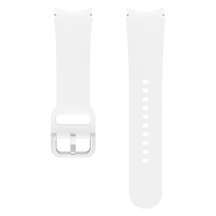 Оригінальний ремінець Sport Band (Size S M) для Samsung Galaxy Watch 4 / 4 Classic / 5 / 5 Pro / 6 / 6 Classic / 7 / FE (ET-SFR90SWEGEU) - White: фото 1 з 3